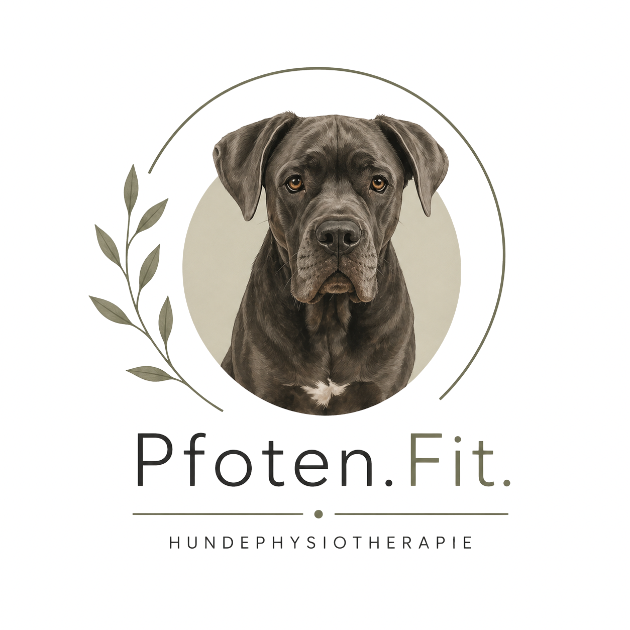Pfoten.Fit. Hundephysiotherapie Logo