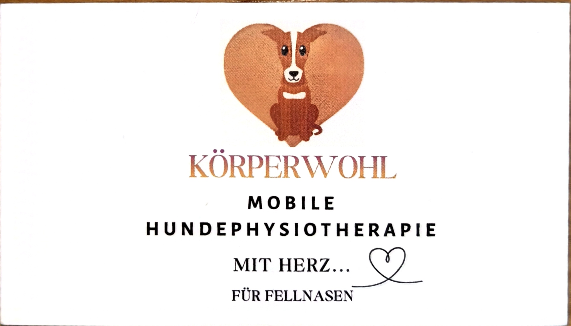 KÖRPERWOHL Mobile Hundephysiotherapie Nicole Schlosser-Vitt Logo