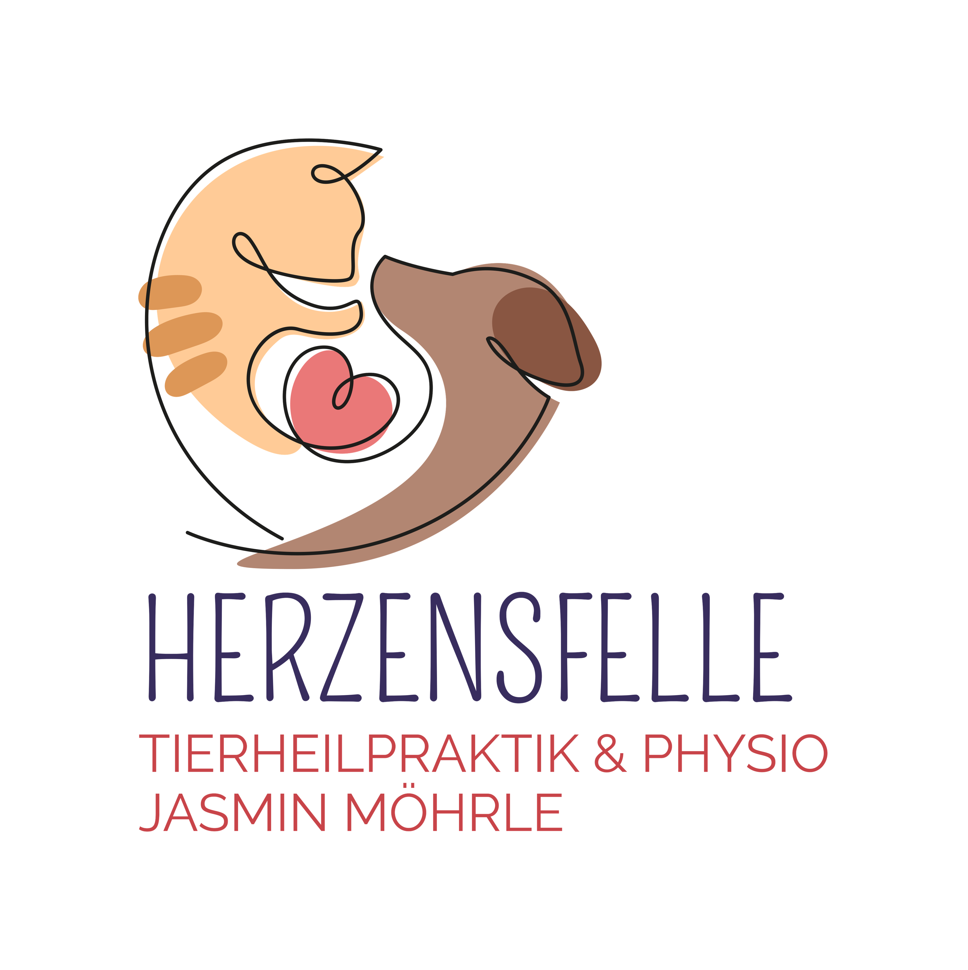 Herzensfelle - Tierheilpraktik&Physio - Jasmin Möhrle Logo