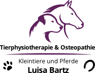 Tierphysiotherapie und Osteopathie für Kleintiere und Pferde Luisa Bartz Logo